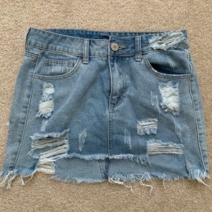 Brand new denim miniskirt